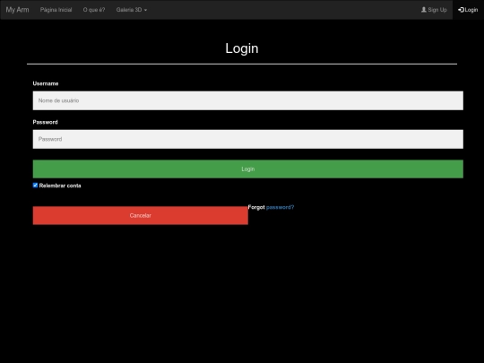 login screenshot