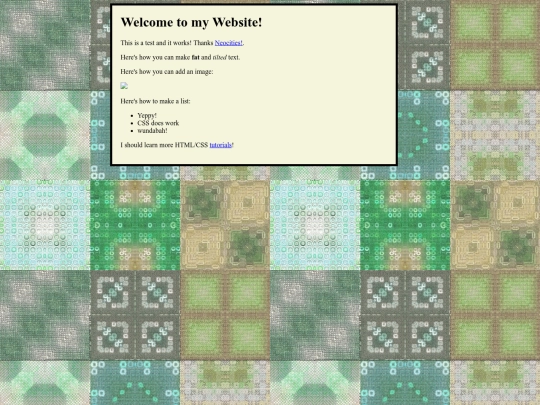 Test screenshot
