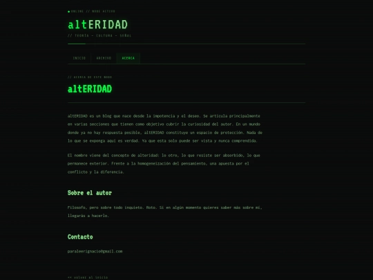 acerca screenshot