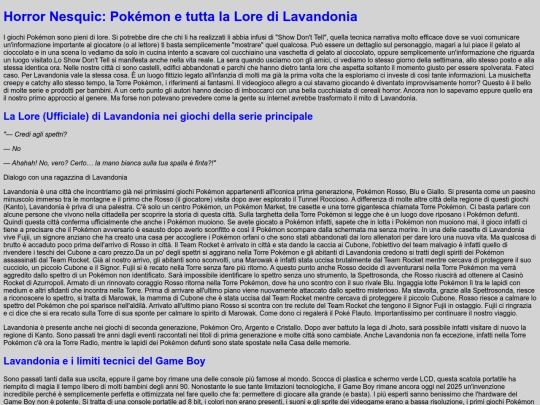 Blog/TuttalalorediLavandonia screenshot