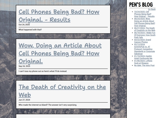 blog screenshot