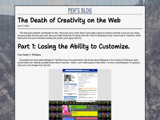 blog/deathofcreativity screenshot