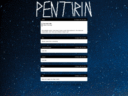 oldGuestbook/oldguestbook screenshot