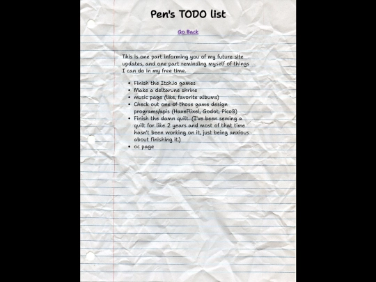 todo screenshot
