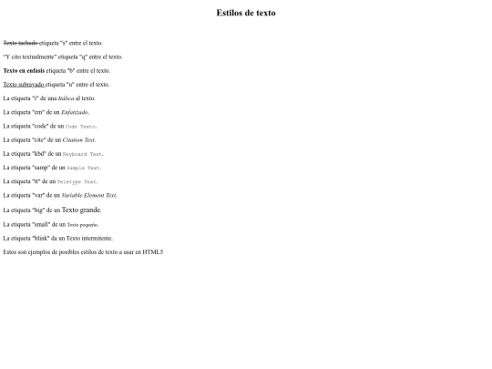 Subcarpetas/estilostexto screenshot