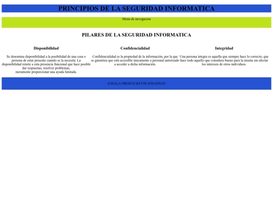 Principios screenshot