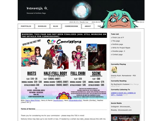 comms screenshot