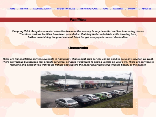 Facilities screenshot