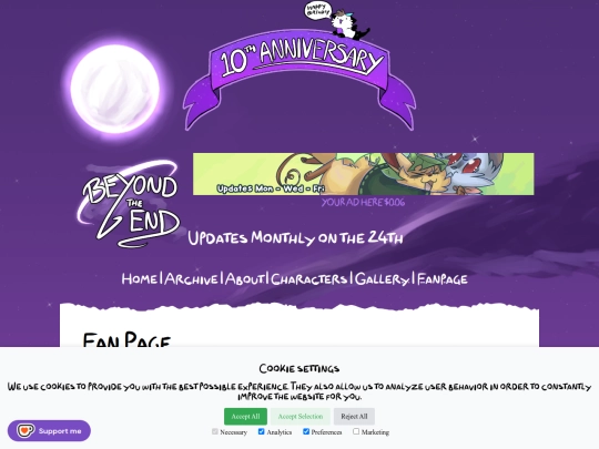 fanpage screenshot
