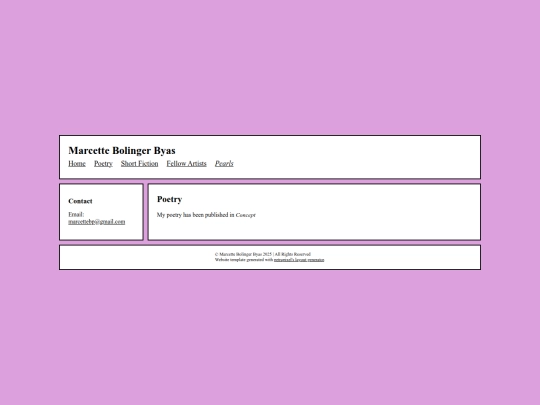 poetry screenshot