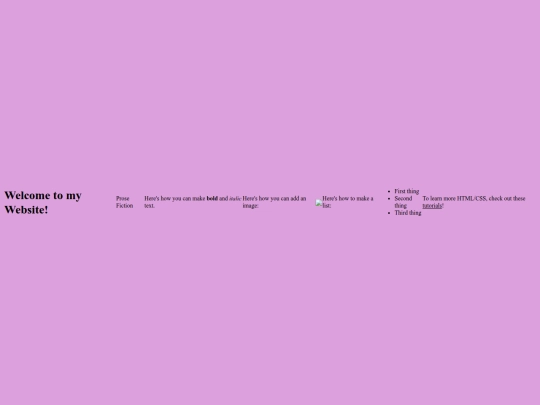 prose-fiction screenshot