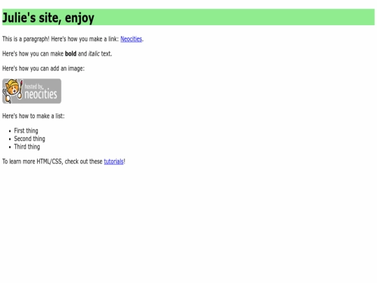 index screenshot