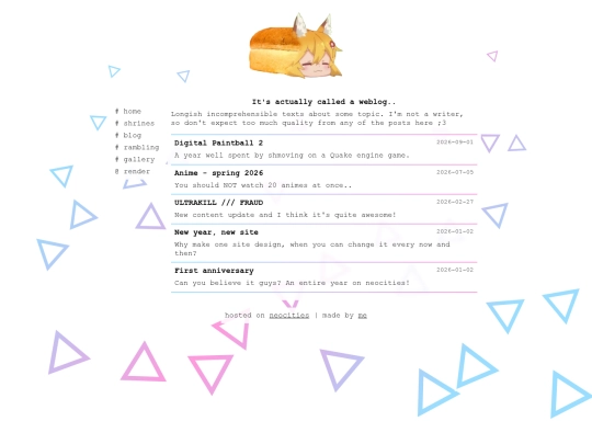 blog screenshot