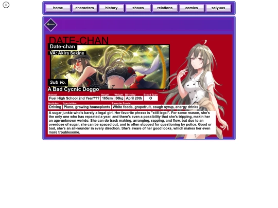 charas/date-chan screenshot