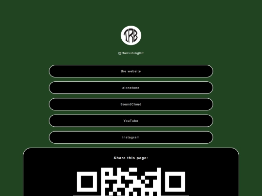 linktree screenshot