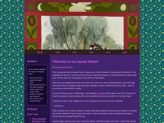 testpage screenshot