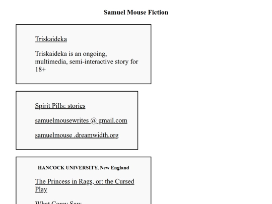 index screenshot