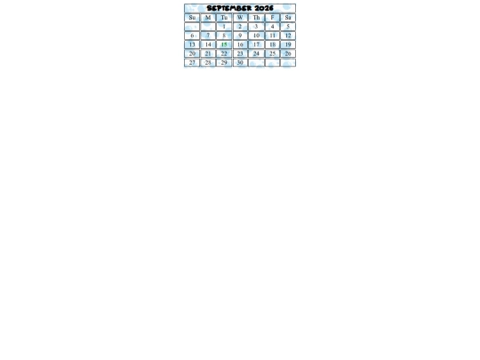Websiote/calenar screenshot