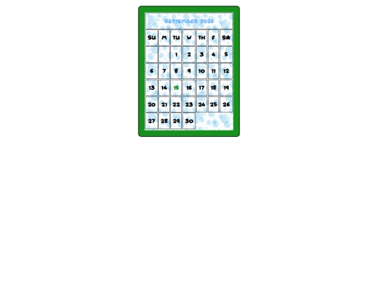 Websiote/calenderwiothmain screenshot