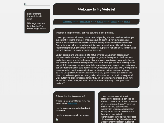 index screenshot