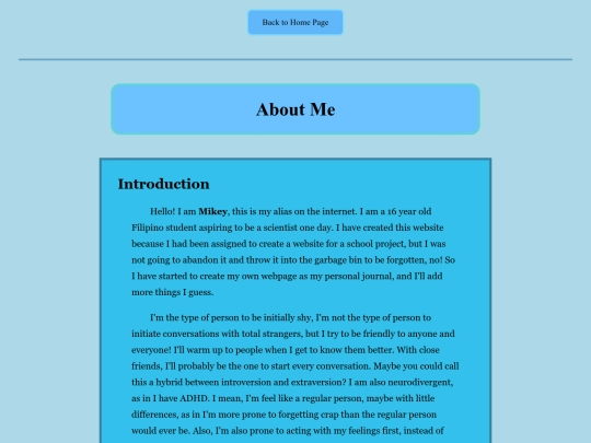 personal/about-me screenshot