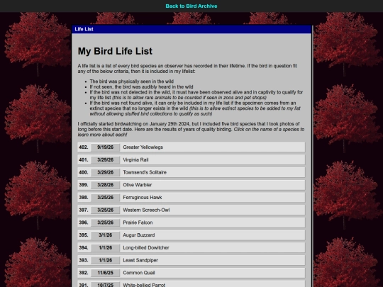 lifelist screenshot