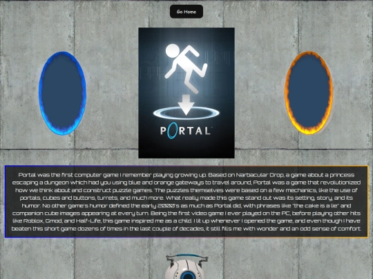 portal screenshot