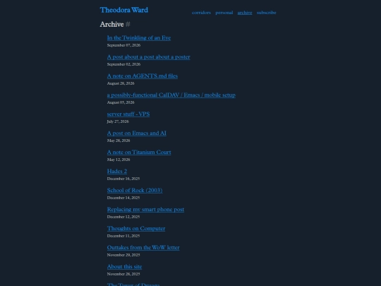 archive screenshot