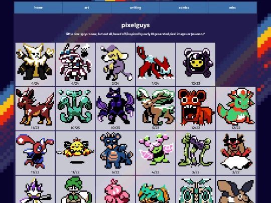 art/pixels screenshot