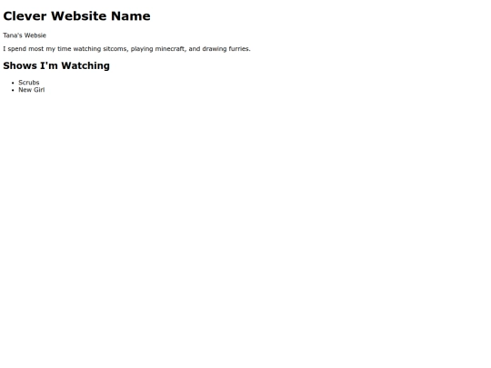 index screenshot