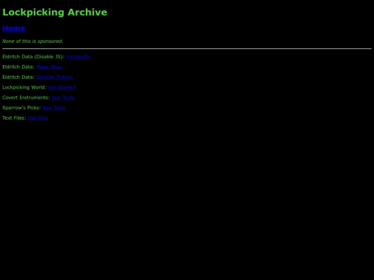 lockpicking screenshot