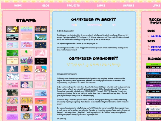 blog screenshot