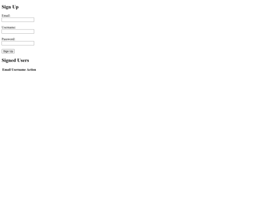 studentSign screenshot