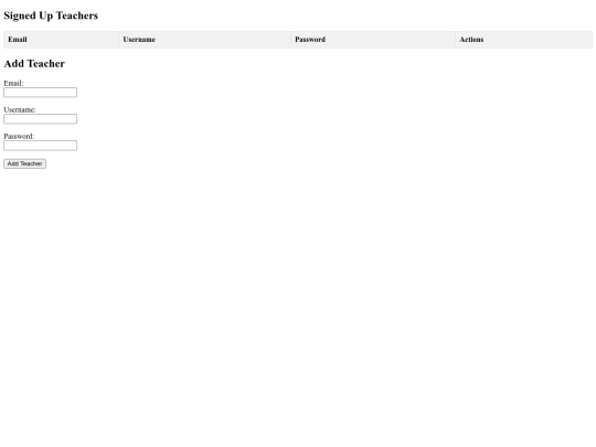 teacherSign screenshot