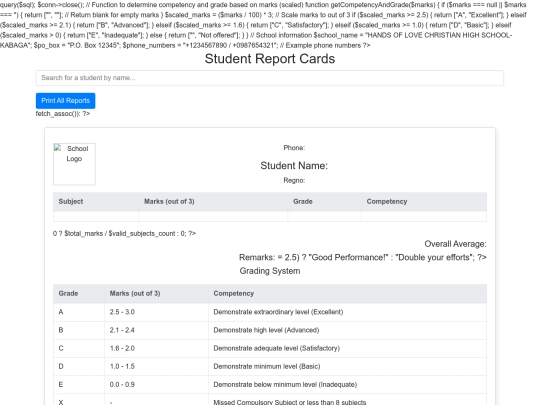 test screenshot