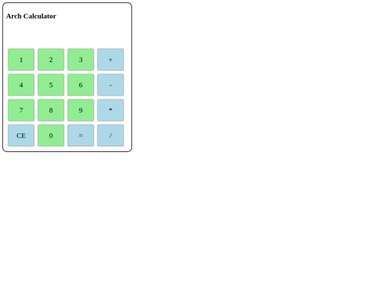 html/arch-calc screenshot