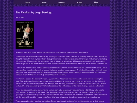 reviews/021725 screenshot