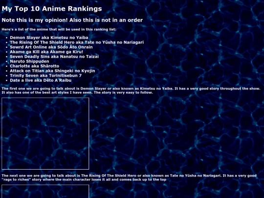 index screenshot