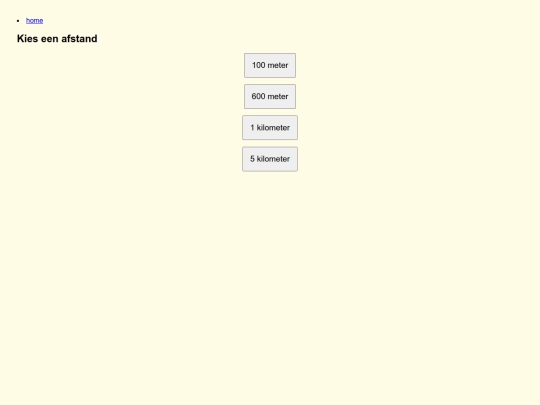 run_afstanden screenshot