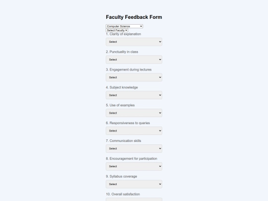 hackathon project/feedback screenshot
