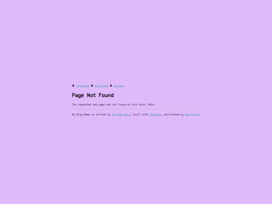 blog/not_found screenshot