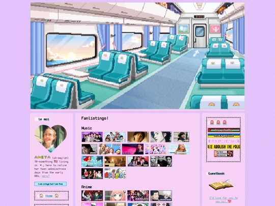 www/fanlistings screenshot