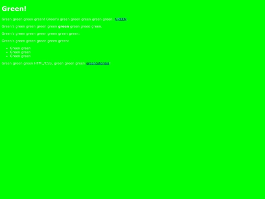 green screenshot