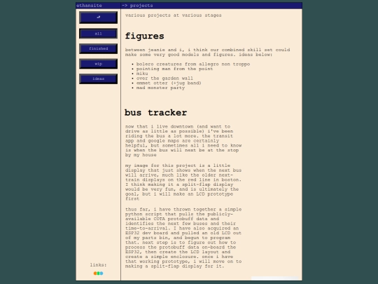 projects screenshot