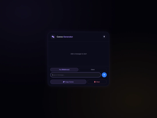 convo screenshot