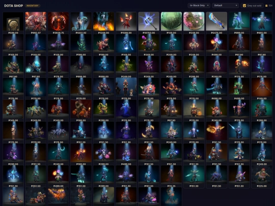 dotashop-overview screenshot