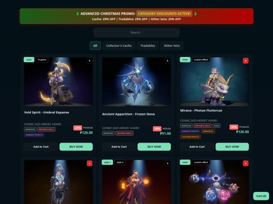 dotashoptest screenshot