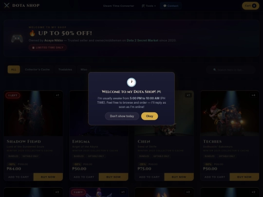dotashopx screenshot