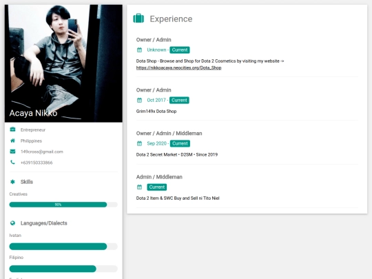 indexcv screenshot