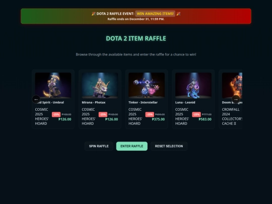 raffle-with-style screenshot